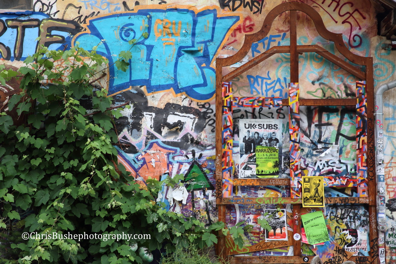 Ljubljana street art in Metalkova