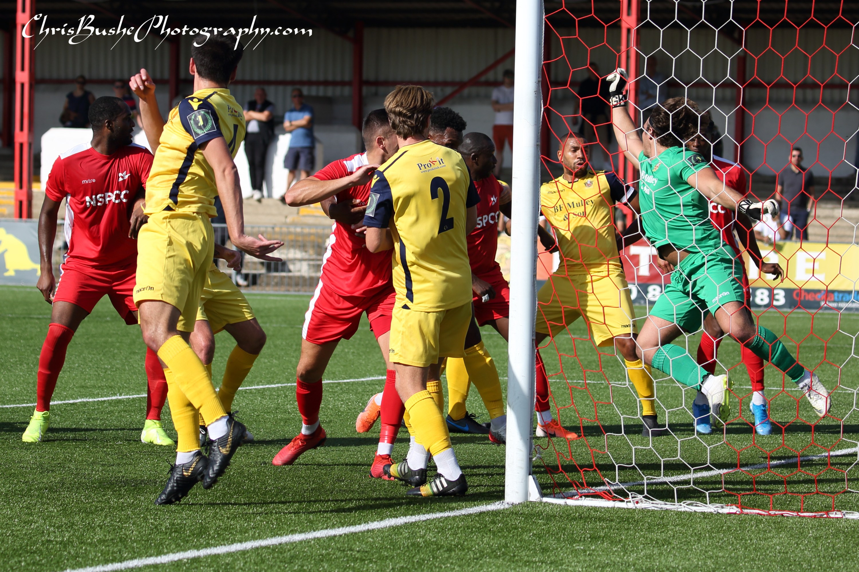 Amoo scoring Carshalton goal. second image