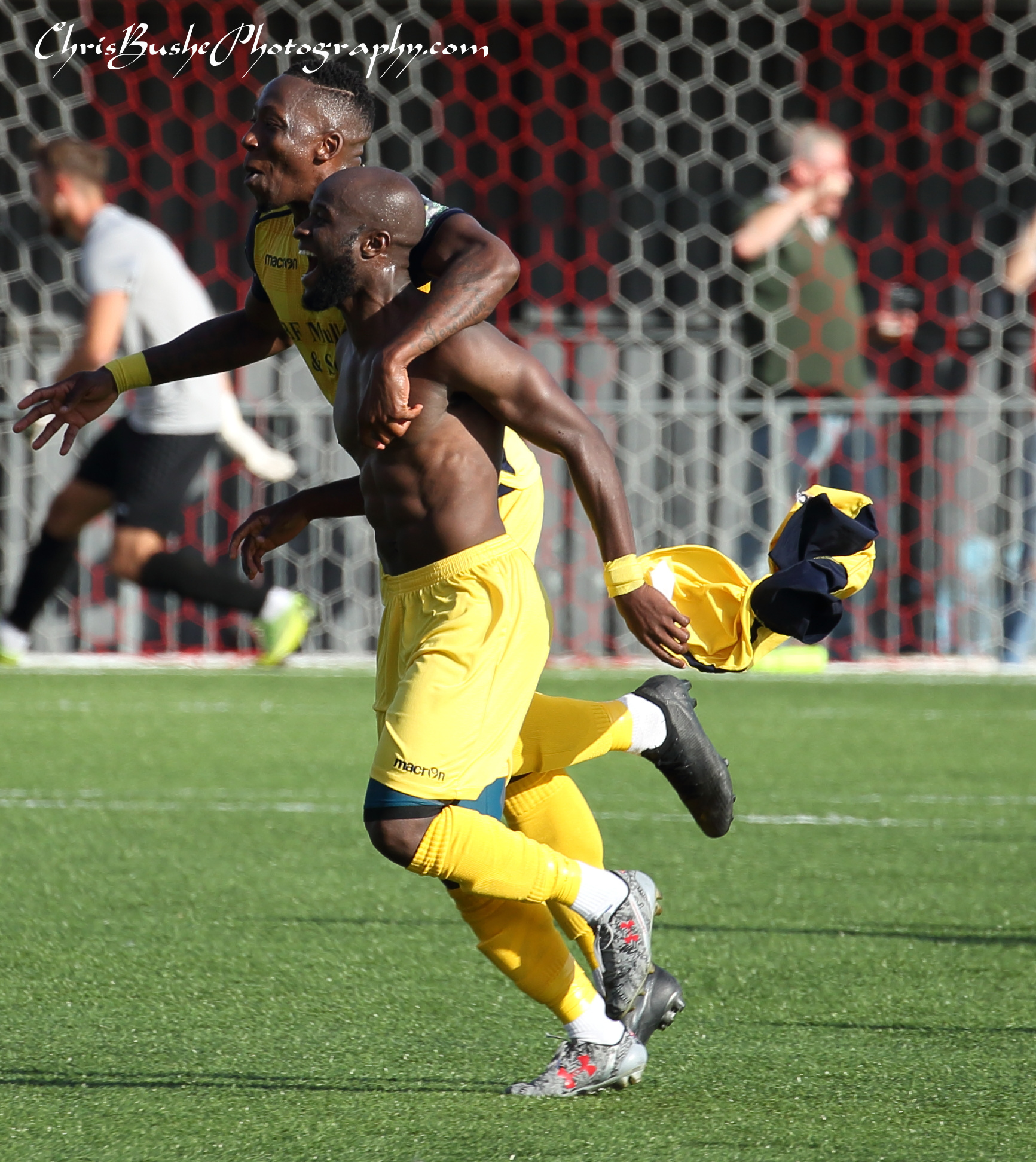 Uchechi celebrating. cropped image